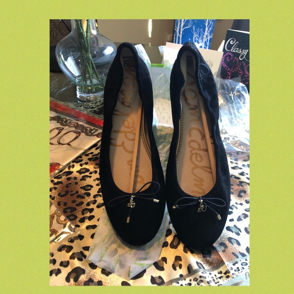 Sam Edelman Felicia Ballet Flat - Black Suede
